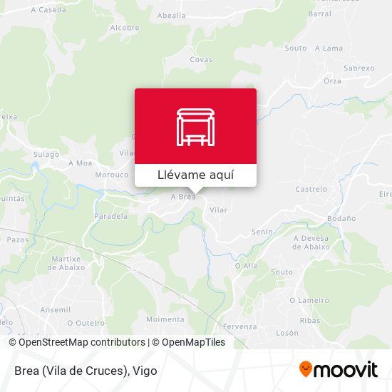 Mapa Brea (Vila de Cruces)