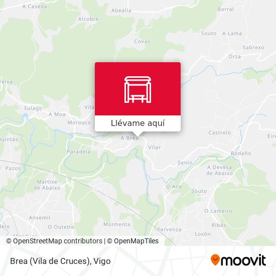 Mapa Brea (Vila de Cruces)