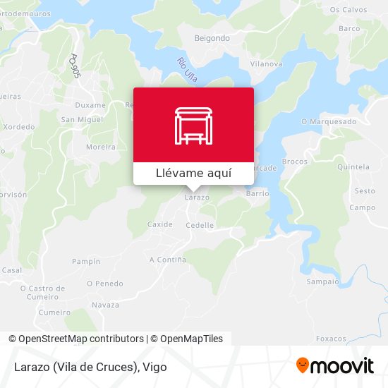 Mapa Larazo (Vila de Cruces)