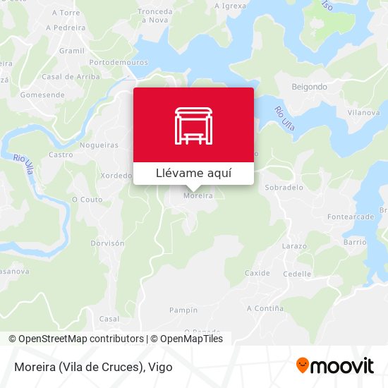 Mapa Moreira (Vila de Cruces)
