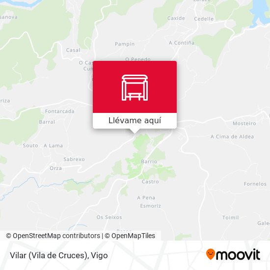 Mapa Vilar (Vila de Cruces)