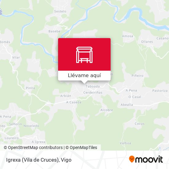 Mapa Igrexa (Vila de Cruces)