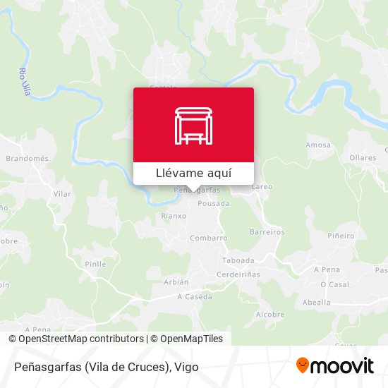 Mapa Peñasgarfas (Vila de Cruces)