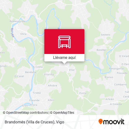 Mapa Brandomés (Vila de Cruces)