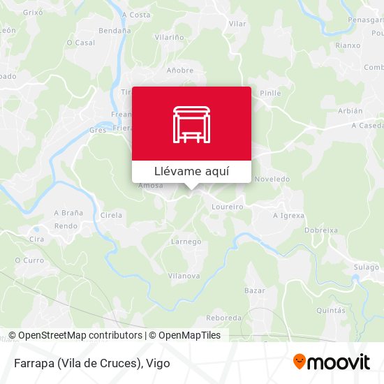 Mapa Farrapa (Vila de Cruces)