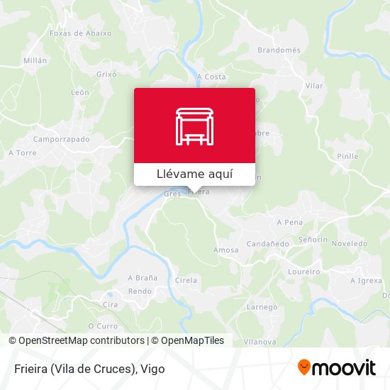Mapa Frieira (Vila de Cruces)