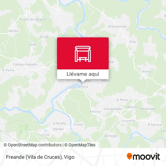 Mapa Freande (Vila de Cruces)