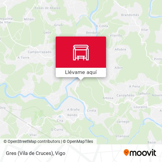 Mapa Gres (Vila de Cruces)