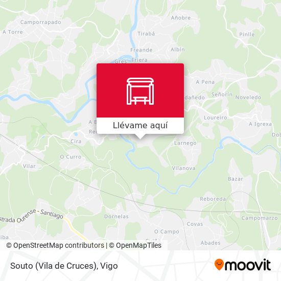 Mapa Souto (Vila de Cruces)