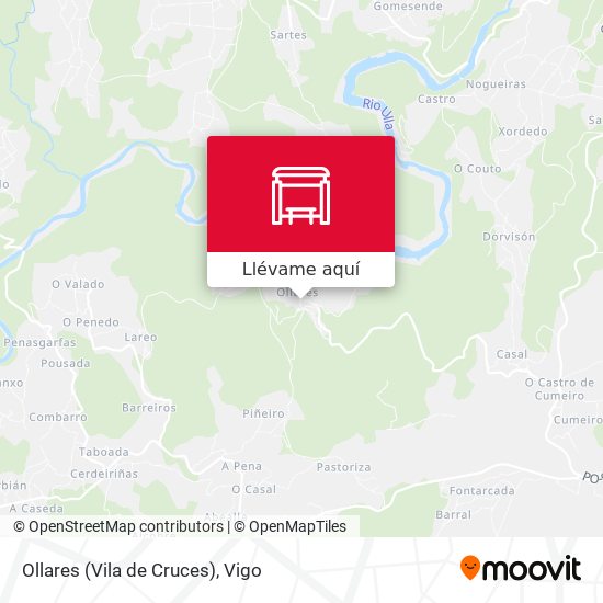 Mapa Ollares (Vila de Cruces)