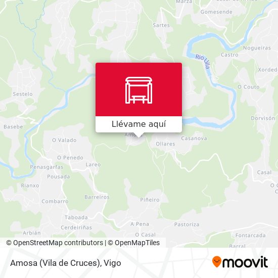 Mapa Amosa (Vila de Cruces)