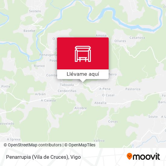 Mapa Penarrupia (Vila de Cruces)