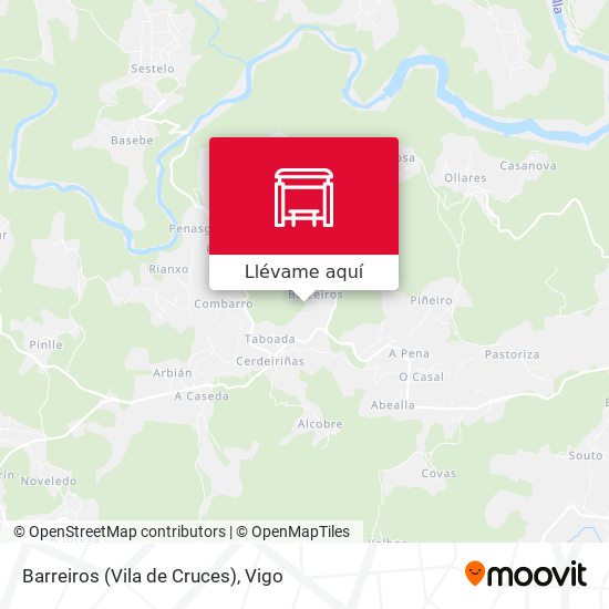 Mapa Barreiros (Vila de Cruces)