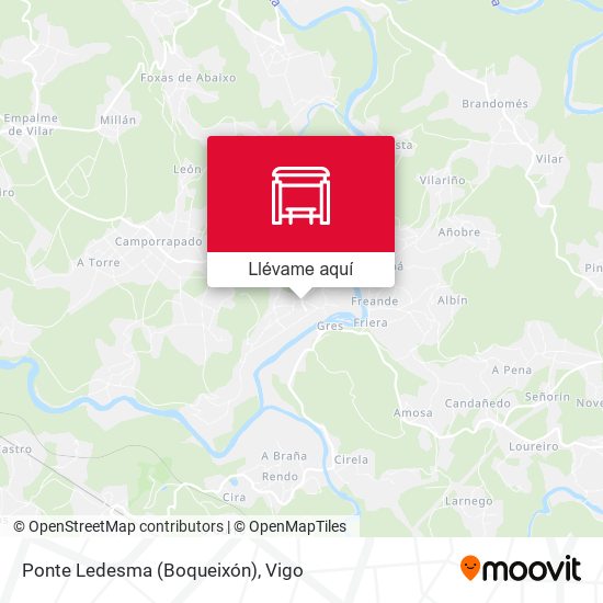 Mapa Ponte Ledesma (Boqueixón)