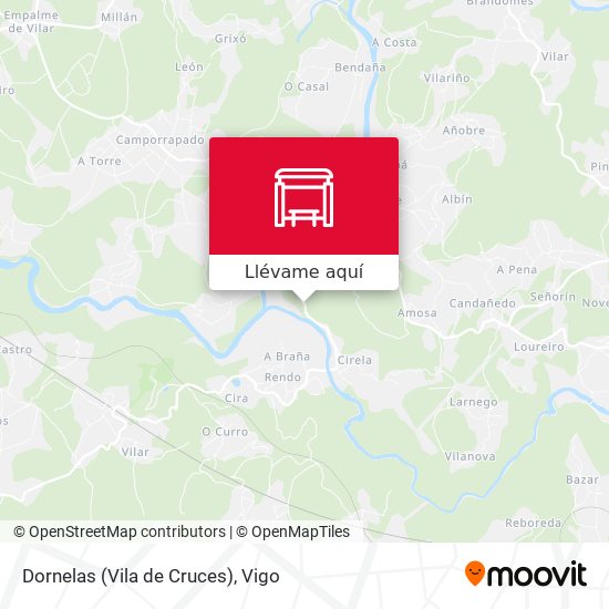Mapa Dornelas (Vila de Cruces)