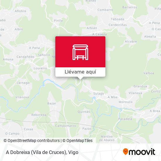Mapa A Dobreixa (Vila de Cruces)