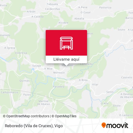 Mapa Reboredo (Vila de Cruces)