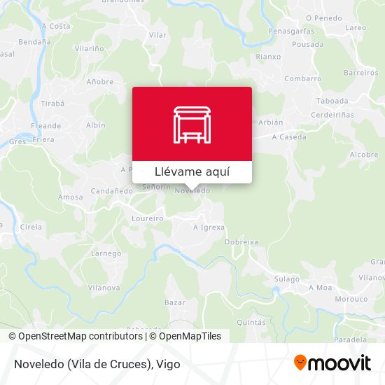 Mapa Noveledo (Vila de Cruces)