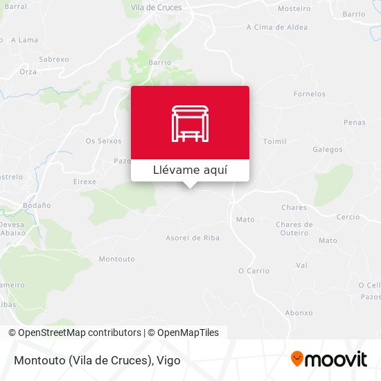 Mapa Montouto (Vila de Cruces)