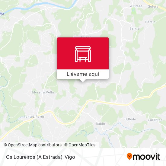 Mapa Os Loureiros (A Estrada)