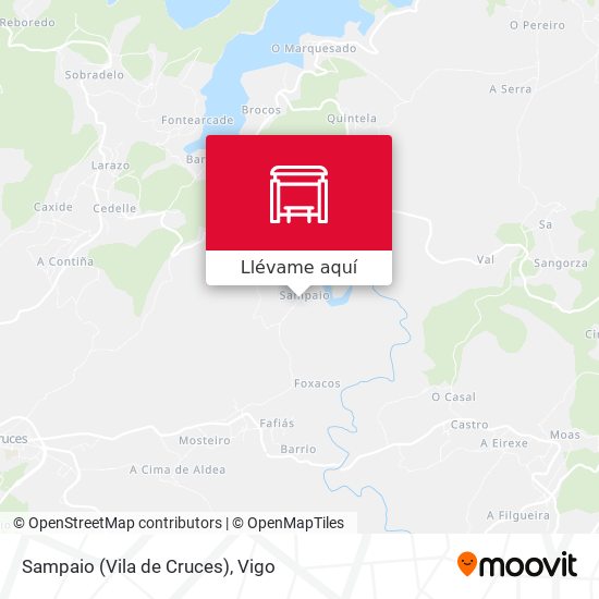 Mapa Sampaio (Vila de Cruces)
