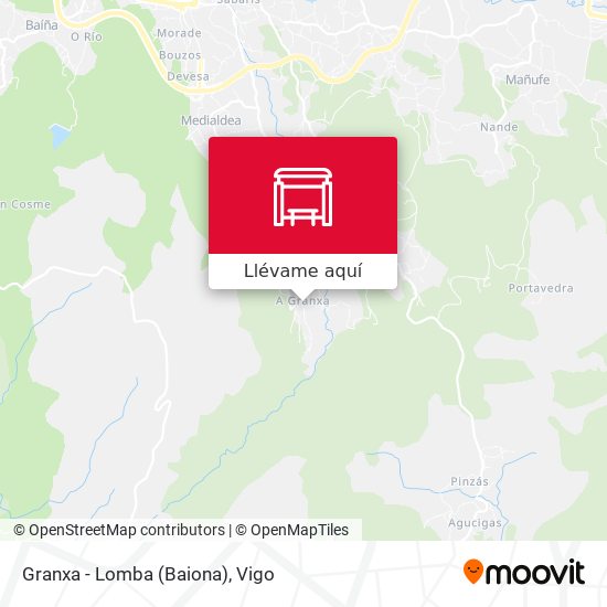 Mapa Granxa - Lomba (Baiona)