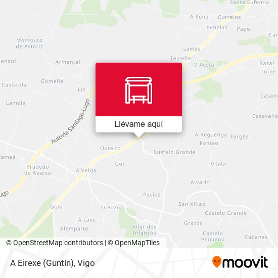 Mapa A Eirexe (Guntín)