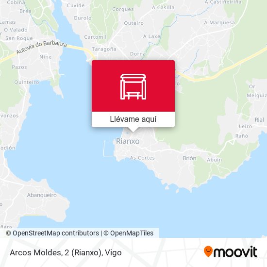 Mapa Arcos Moldes, 2 (Rianxo)