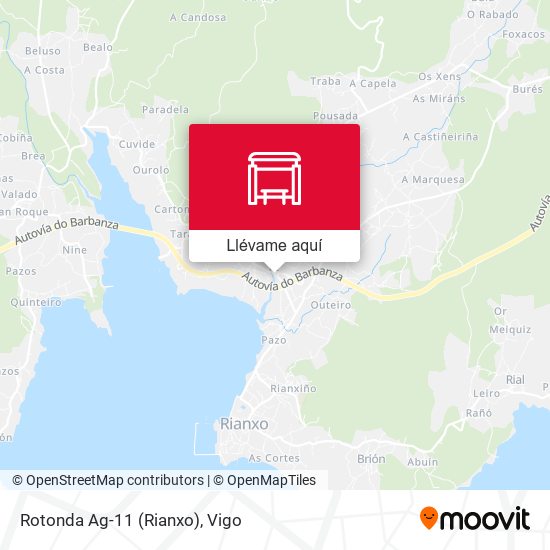 Mapa Rotonda Ag-11 (Rianxo)