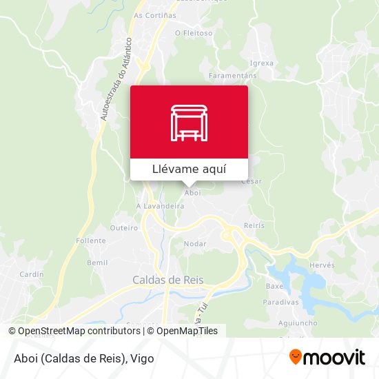 Mapa Aboi (Caldas de Reis)