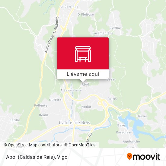 Mapa Aboi (Caldas de Reis)