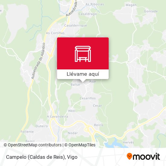 Mapa Campelo (Caldas de Reis)