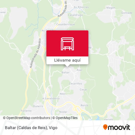 Mapa Baltar (Caldas de Reis)