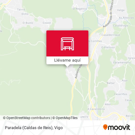 Mapa Paradela (Caldas de Reis)