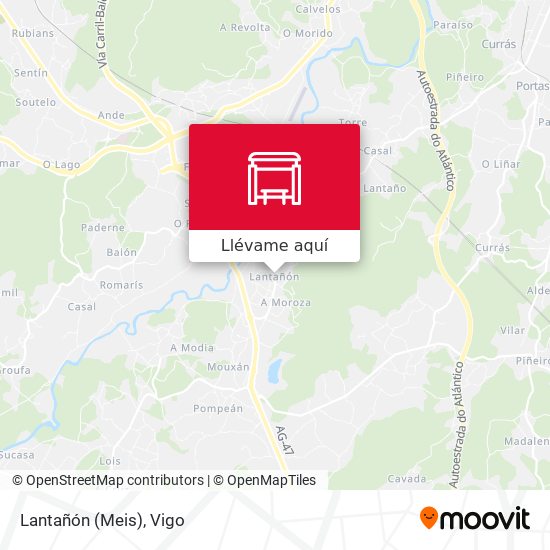 Mapa Lantañón (Meis)