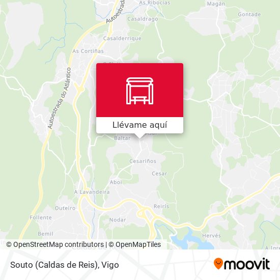 Mapa Souto (Caldas de Reis)