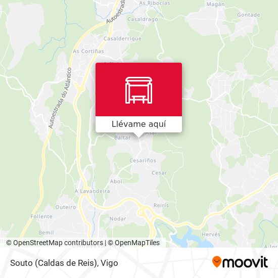 Mapa Souto (Caldas de Reis)