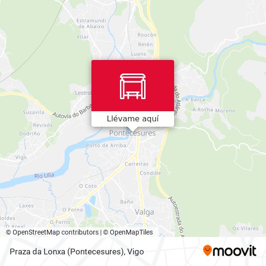 Mapa Praza da Lonxa (Pontecesures)