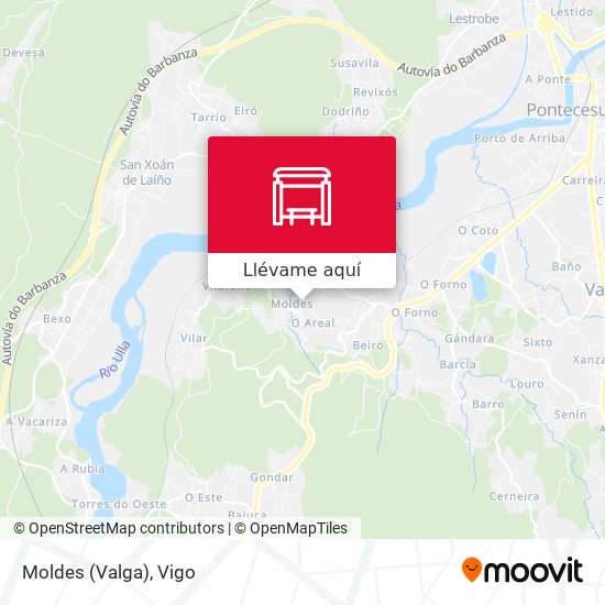 Mapa Moldes (Valga)