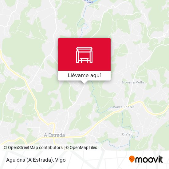 Mapa Aguións (A Estrada)