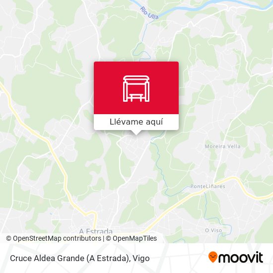 Mapa Cruce Aldea Grande (A Estrada)