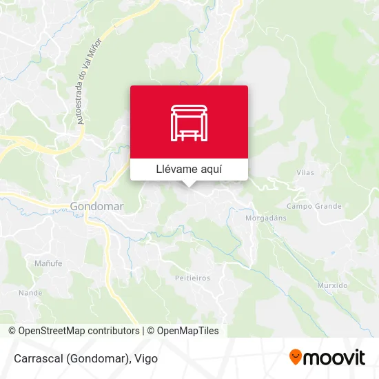 Mapa Carrascal (Gondomar)