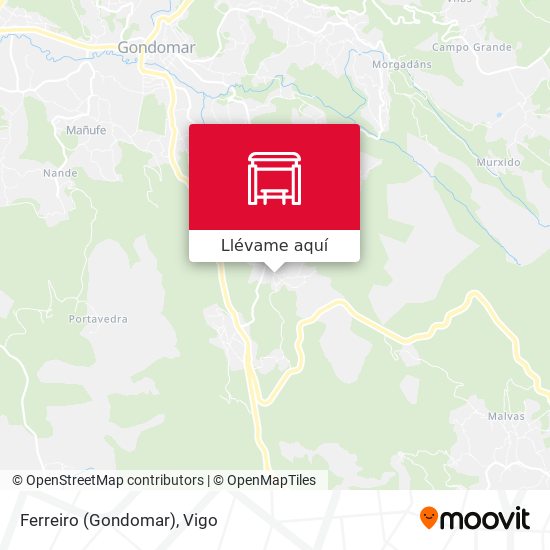 Mapa Ferreiro (Gondomar)
