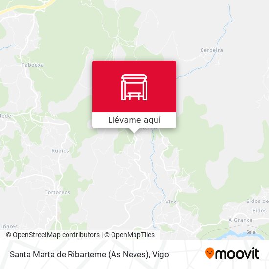 Mapa Santa Marta de Ribarteme (As Neves)
