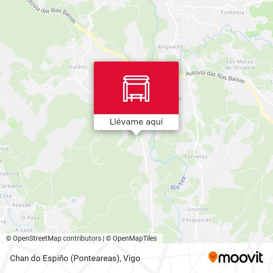 Mapa Chan do Espiño (Ponteareas)