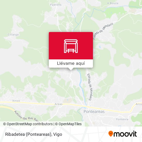 Mapa Ribadetea (Ponteareas)
