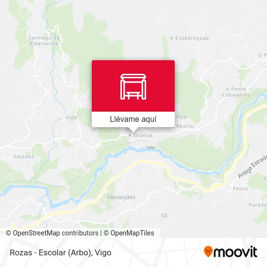 Mapa Rozas - Escolar (Arbo)