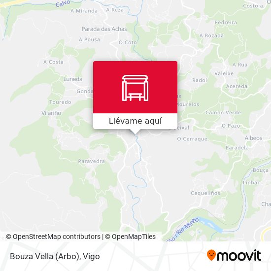 Mapa Bouza Vella (Arbo)