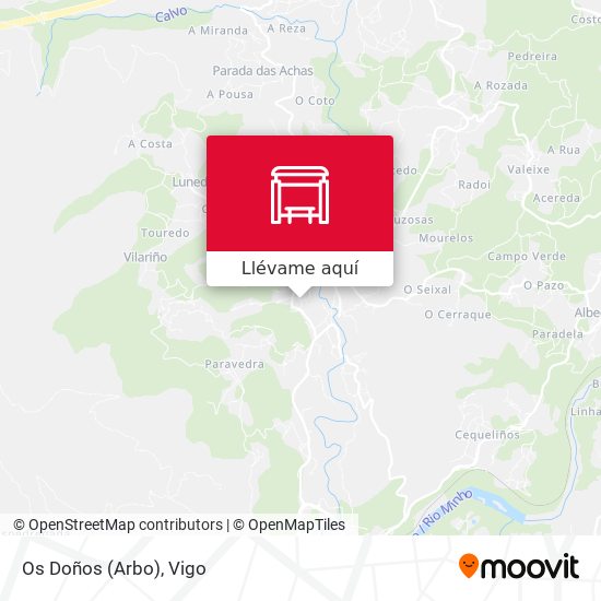 Mapa Os Doños (Arbo)