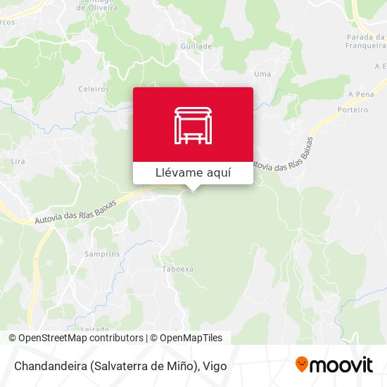 Mapa Chandandeira (Salvaterra de Miño)
